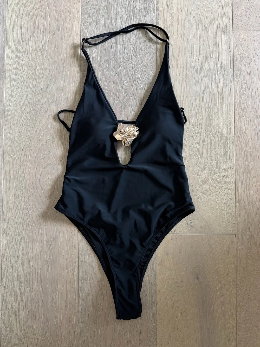 AKIRA TO THE YACHT Black One Piece Swimsuit